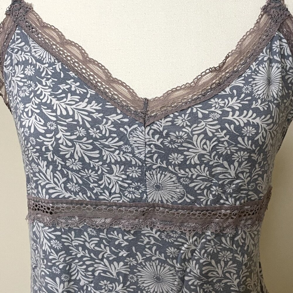 Plume floral cami